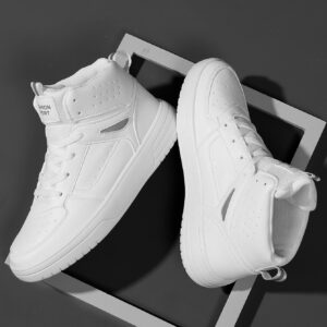 Men Sneakers High Top Lace-Up Front Skate Shoes Manfinity Basics