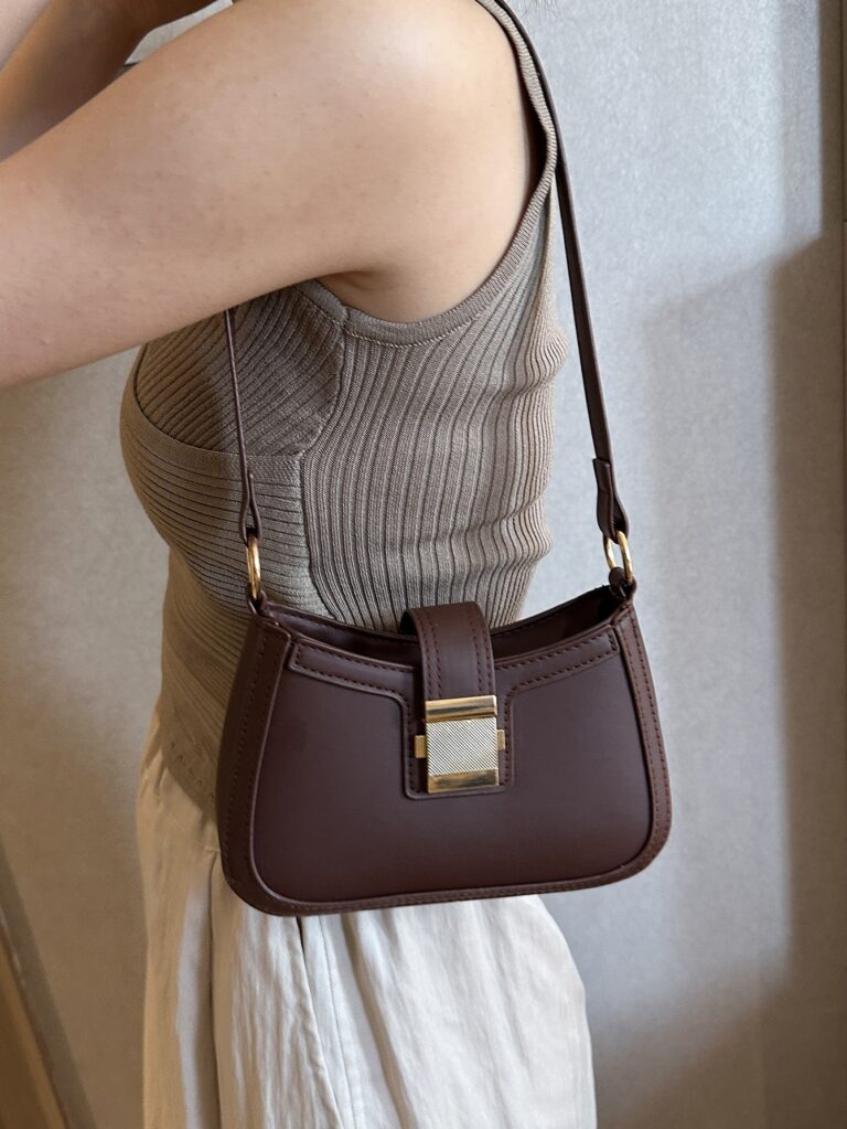 Fashionable Solid Colors Armpit Bag, Versatile Casual Shoulder Crossbody Bag