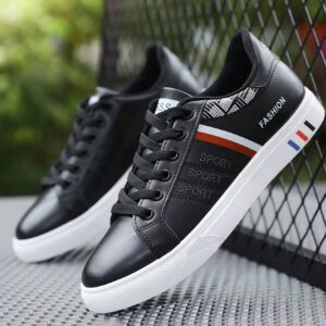 Men's Fashion Color Block Skate Shoes, Low-Top Lace-Up Anti-Slip Sneakers, Suitable For Outdoor Walking, Traveling, And Jogging In All Seasons