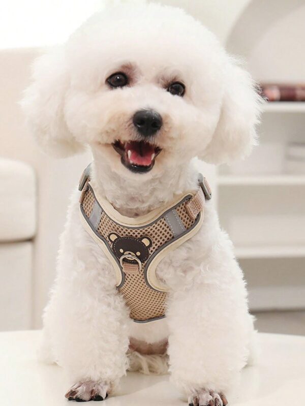 2pcs Breathable Pet Harness & Leash Set For Dog And Cat For Outdoor