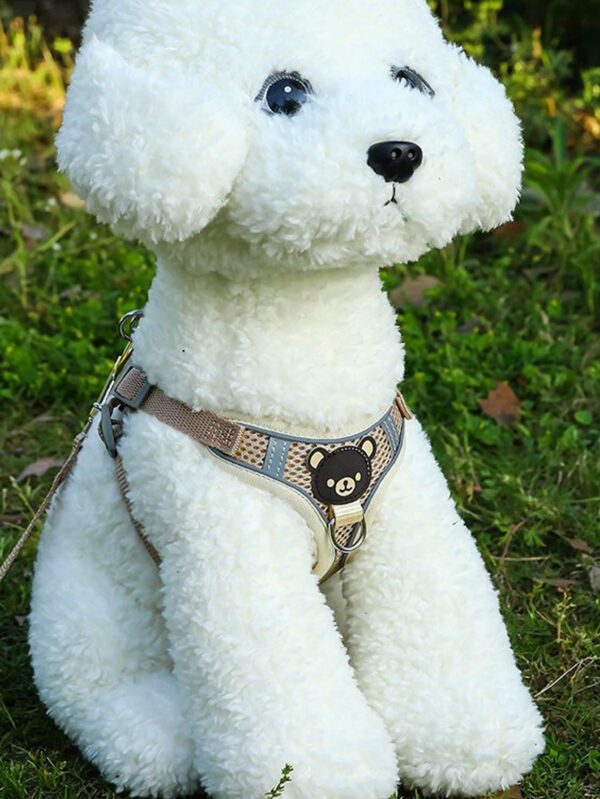 2pcs Breathable Pet Harness & Leash Set For Dog And Cat For Outdoor - Image 3