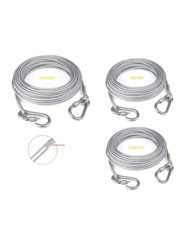 Steel Dog Chain, Stainless Steel Buckle - Image 8
