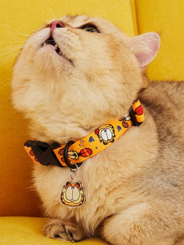 Strawberry Shortcake X SHEIN Cute Strawberry Pattern Pet Collar, Lace Design With Leash Ring, Available In Multiple Sizes, Suitable For Cats & Dogs - Image 11