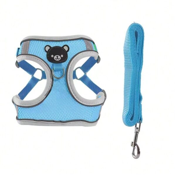 2pcs Breathable Pet Harness & Leash Set For Dog And Cat For Outdoor - Image 18