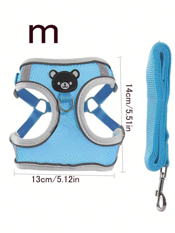 2pcs Breathable Pet Harness & Leash Set For Dog And Cat For Outdoor - Image 15