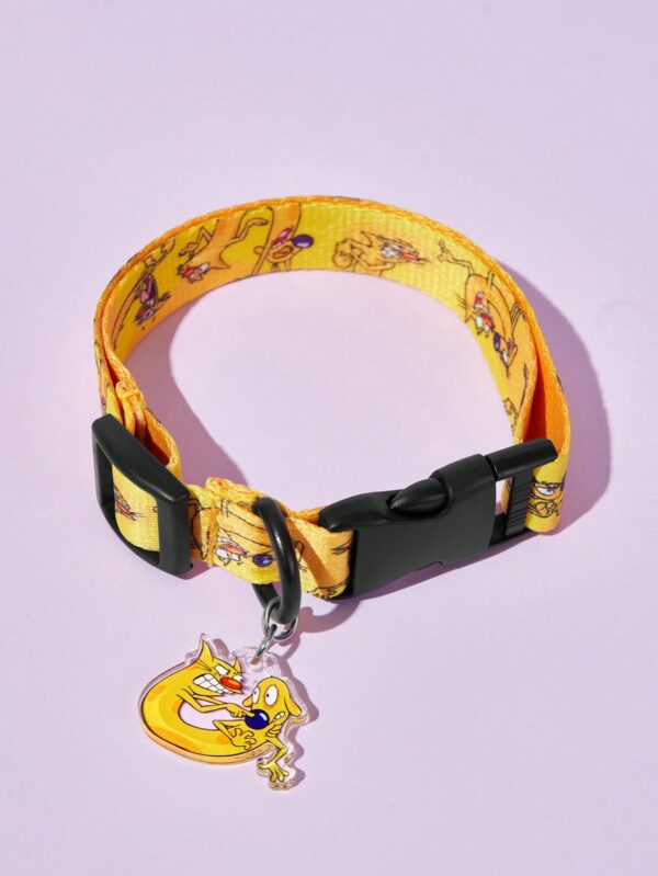 Strawberry Shortcake X SHEIN Cute Strawberry Pattern Pet Collar, Lace Design With Leash Ring, Available In Multiple Sizes, Suitable For Cats & Dogs - Image 31